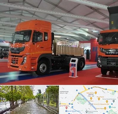 نمایشگاه ماشین سنگین در خیابان ارم شیراز