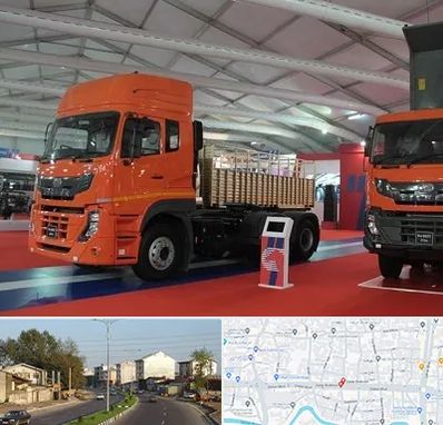 نمایشگاه ماشین سنگین در ضیابری رشت