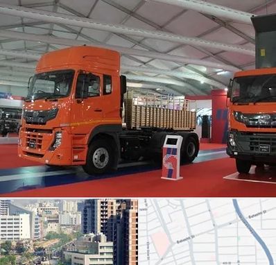 نمایشگاه ماشین سنگین در خیابان بهشتی