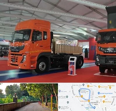 نمایشگاه ماشین سنگین در بلوار گیلان رشت