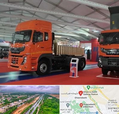 نمایشگاه ماشین سنگین در قصرالدشت شیراز