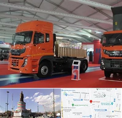 نمایشگاه ماشین سنگین در کارگر جنوبی 