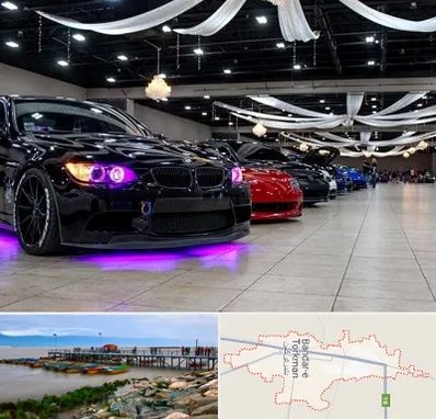 نمایشگاه ماشین خارجی در بندر ترکمن