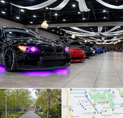 نمایشگاه ماشین خارجی در قدوسی غربی شیراز