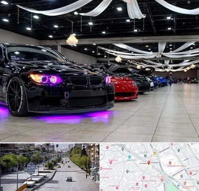 نمایشگاه ماشین خارجی در خیابان زند شیراز