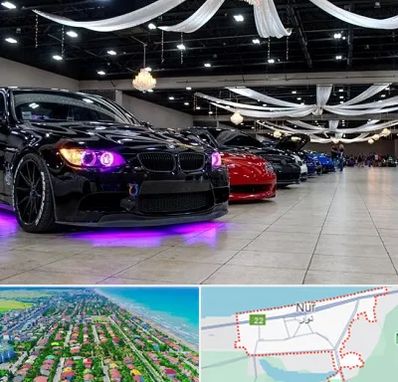 نمایشگاه ماشین خارجی در نور