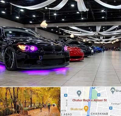 نمایشگاه ماشین خارجی در چهارباغ اصفهان