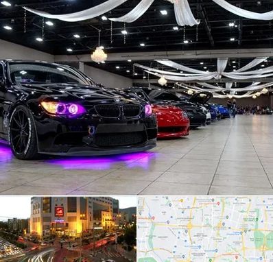 نمایشگاه ماشین خارجی در جنت آباد تهران 