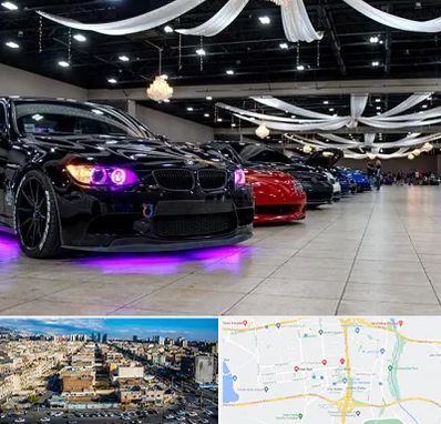 نمایشگاه ماشین خارجی در شهرک راه آهن