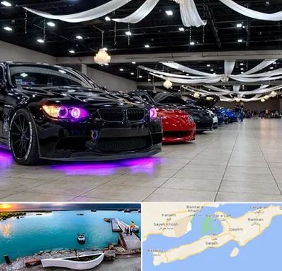 نمایشگاه ماشین خارجی در قشم