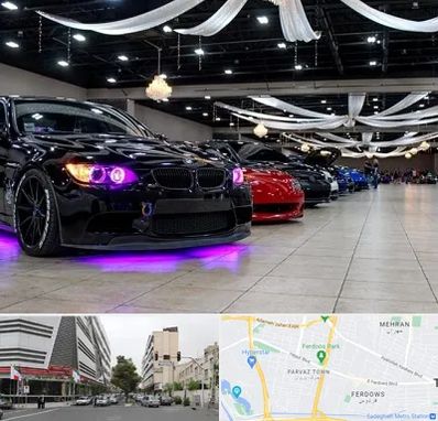 نمایشگاه ماشین خارجی در بلوار فردوس 