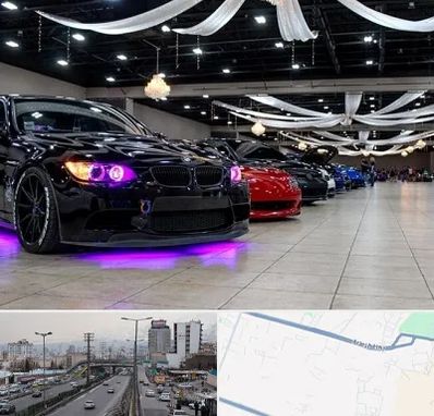 نمایشگاه ماشین خارجی در بلوار ارتش