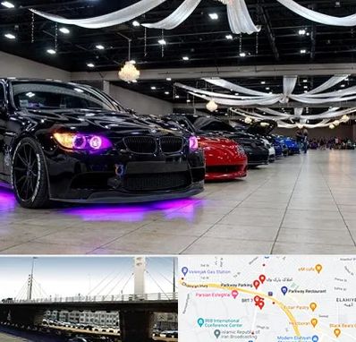 نمایشگاه ماشین خارجی در پارک وی 