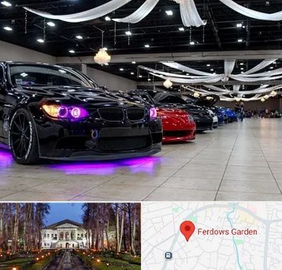 نمایشگاه ماشین خارجی در باغ فردوس