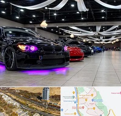 نمایشگاه ماشین خارجی در خیابان نیایش شیراز