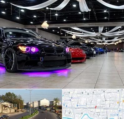 نمایشگاه ماشین خارجی در ضیابری رشت