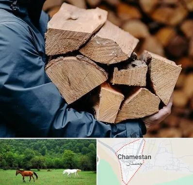متریال چوبی در چمستان