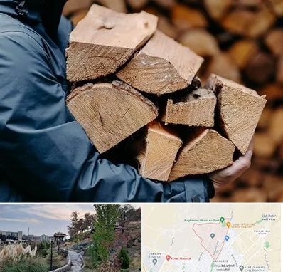 متریال چوبی در باغستان کرج