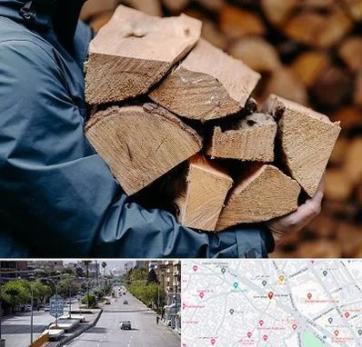 متریال چوبی در خیابان زند شیراز