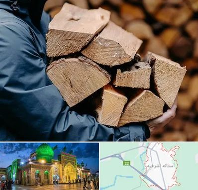 متریال چوبی در آستانه اشرفیه