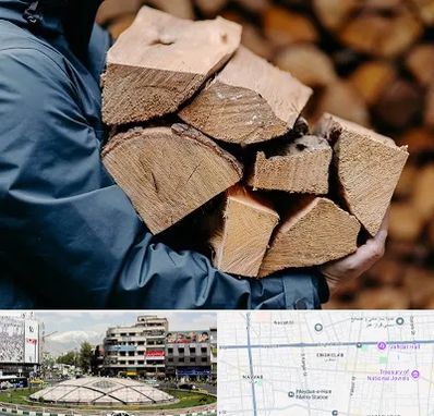 متریال چوبی در مرکز تهران