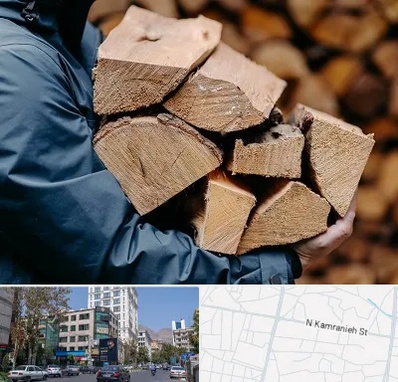 متریال چوبی در کامرانیه