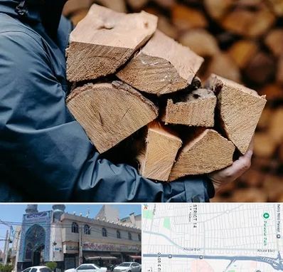 متریال چوبی در بلوار ابوذر