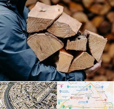 متریال چوبی در شهرک غرب مشهد