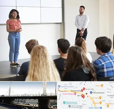 کلاس فن بیان در پارک وی 