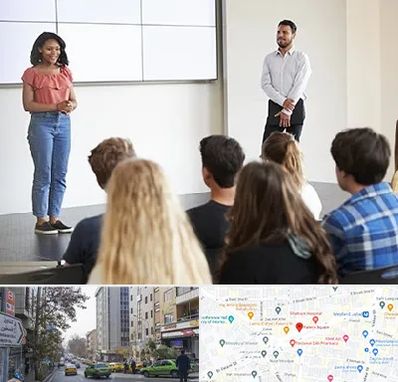 کلاس فن بیان در فاطمی 