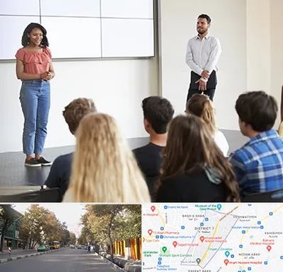 کلاس فن بیان در شریعتی 