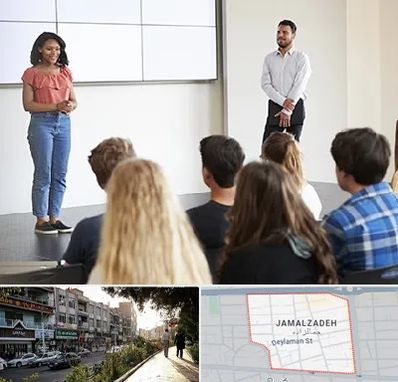 کلاس فن بیان در خیابان جمالزاده