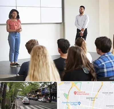 کلاس فن بیان در ظفر 