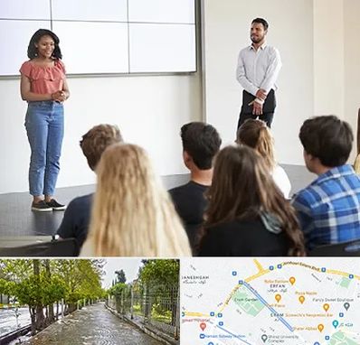 کلاس فن بیان در خیابان ارم شیراز