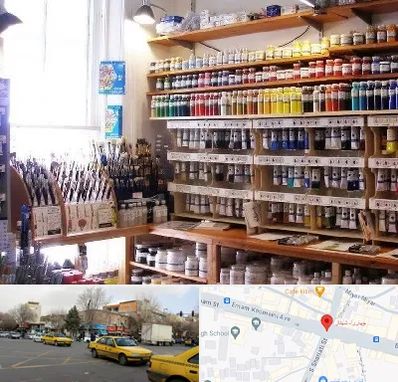 فروشگاه لوازم هنری در شهناز تبریز