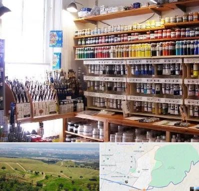 فروشگاه لوازم هنری در سوهانک