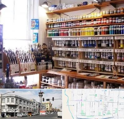 فروشگاه لوازم هنری در 17شهریور