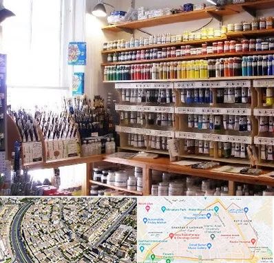 فروشگاه لوازم هنری در شهرک غرب مشهد