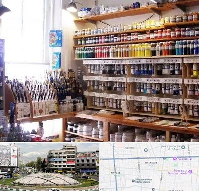 فروشگاه لوازم هنری در مرکز تهران