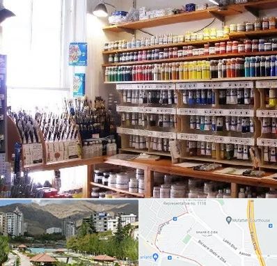 فروشگاه لوازم هنری در شهر زیبا 