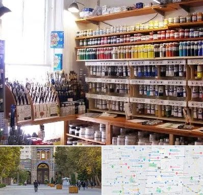 فروشگاه لوازم هنری در منطقه 12 تهران 