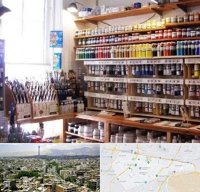 فروشگاه لوازم هنری در منطقه 8 تهران 