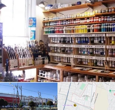 فروشگاه لوازم هنری در فاز دو اندیشه