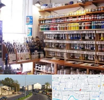 فروشگاه لوازم هنری در ضیابری رشت