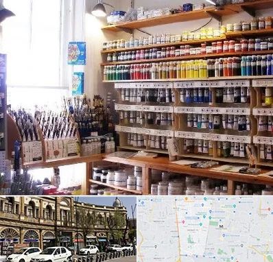 فروشگاه لوازم هنری در منطقه 11 تهران 