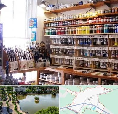 فروشگاه لوازم نقاشی در لنگرود