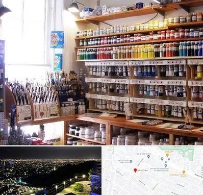 فروشگاه لوازم نقاشی در هفت تیر مشهد 