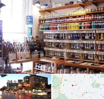 فروشگاه لوازم نقاشی در بلوار سجاد مشهد 