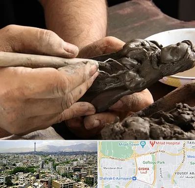 فروشگاه لوازم مجسمه سازی در گیشا 