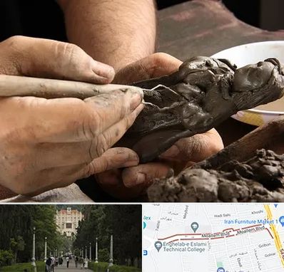 فروشگاه لوازم مجسمه سازی در بلوار معلم رشت 